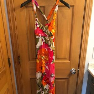 Long tropical dress